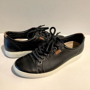 Ecco Soft 7 Women’s Black Leather Sneakers EU 38, US 8-8.5